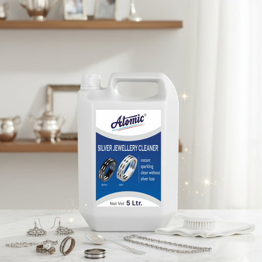 ATOMIC Silver Cleaner – 5 Ltr | Powerful Shine & Protection for Silver Surfaces