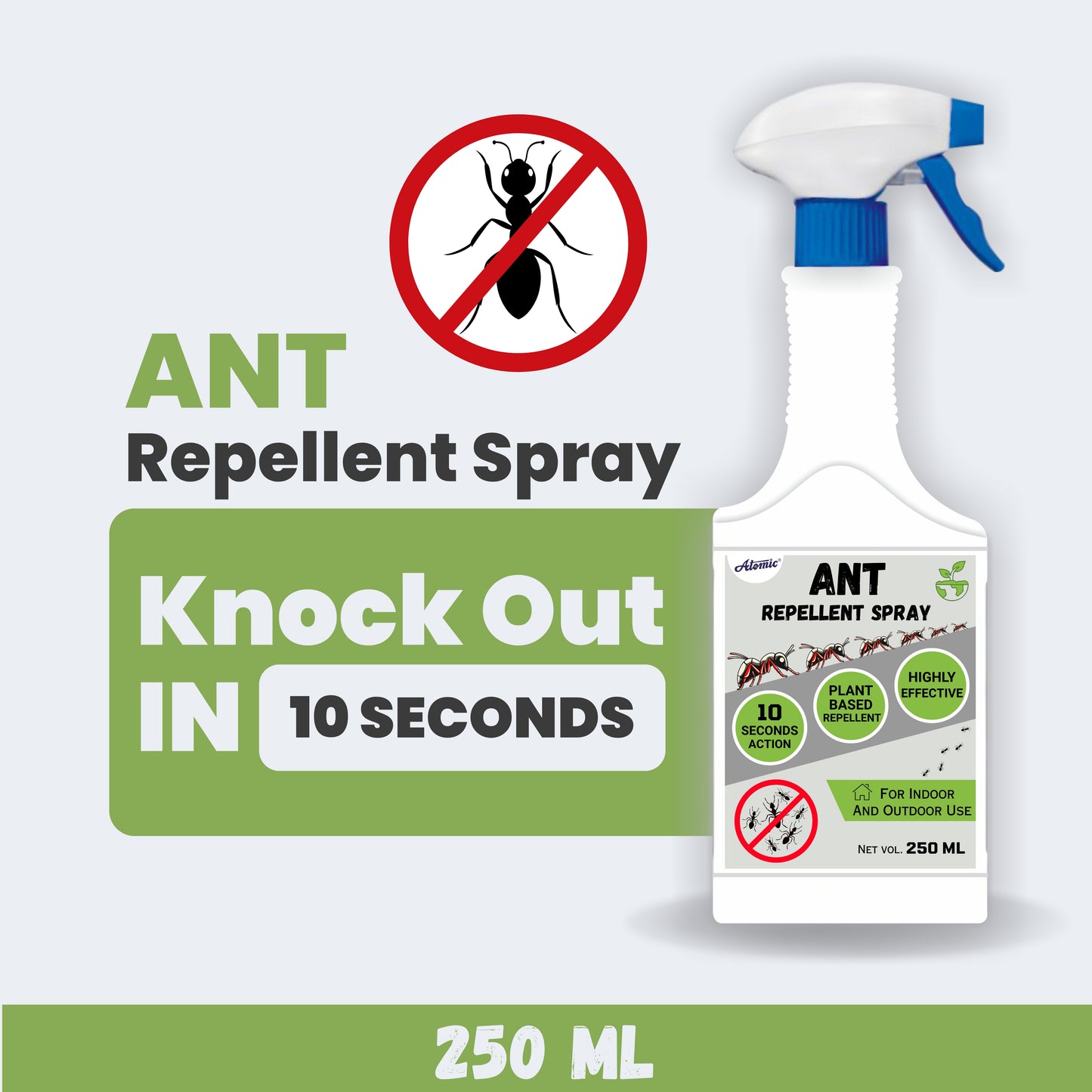 Ant Repellent Spray 250ml – Fast-Acting Protection Against Ants | Safe for Home Use