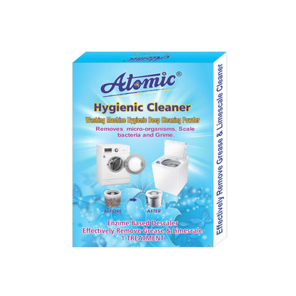 Atomic Descaler 150gm – Hygienic Washing Machine Cleaner & Limescale Remover (Deep Clean Formula)