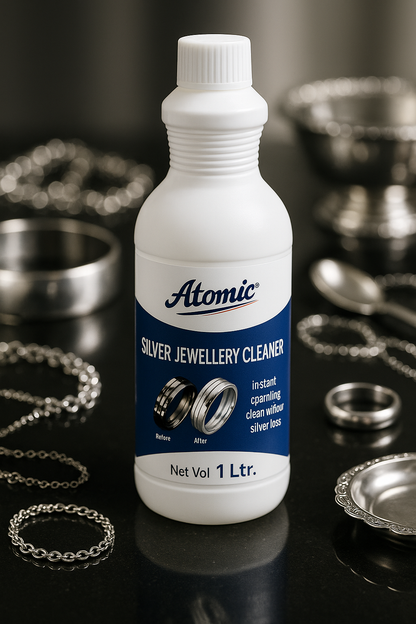 Atomic Silver Jewellery Cleaner 1 Litre – Instant Sparkling Clean Without Silver Loss