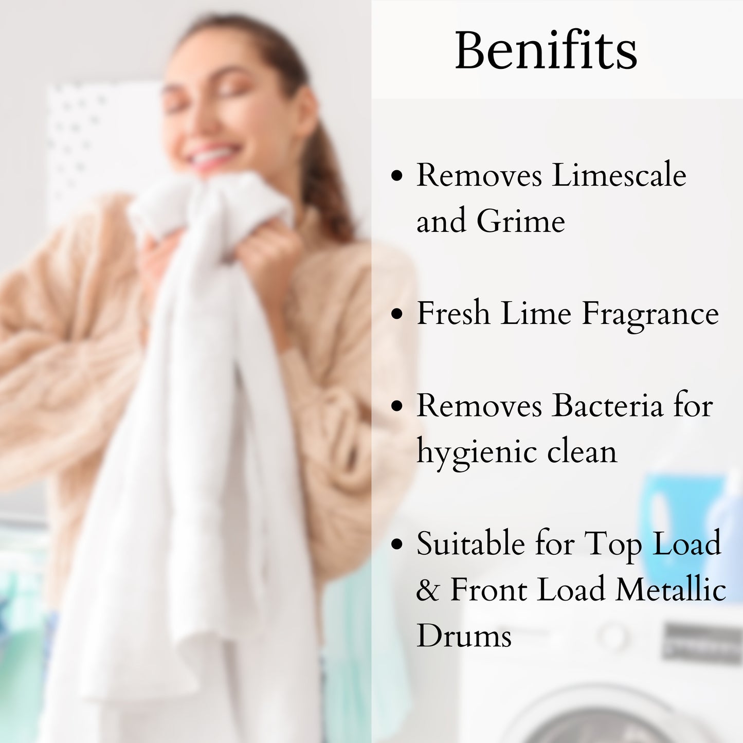 Atomic Hygienic Cleaner 450 gm – Washing Machine Deep Clean & Limescale Remover