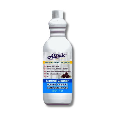 Atomic White Phenyl Concentrate 1 Litre – Natural Floor Cleaner with Germ Protection