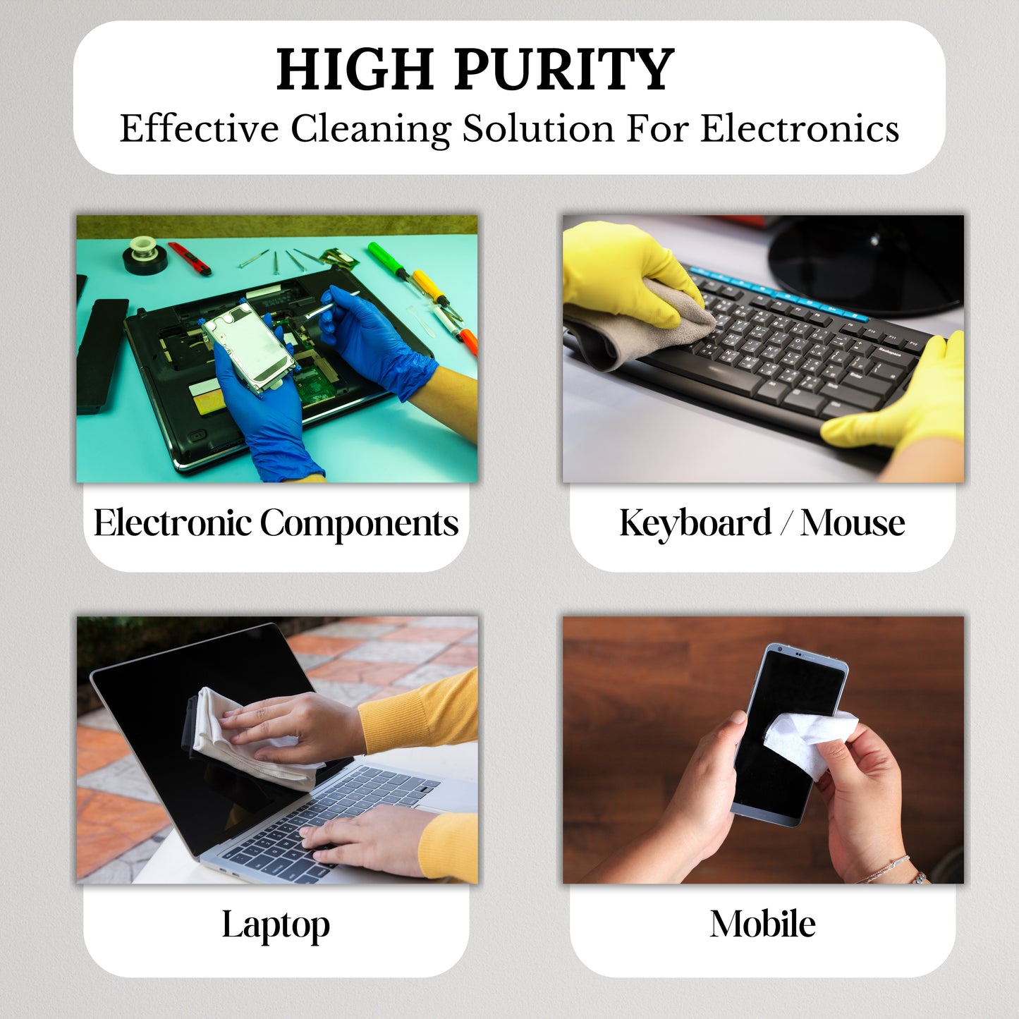 Atomic Professional IPA Cleaner – 99.9% High-Strength Rubbing Alcohol (1 Litre)