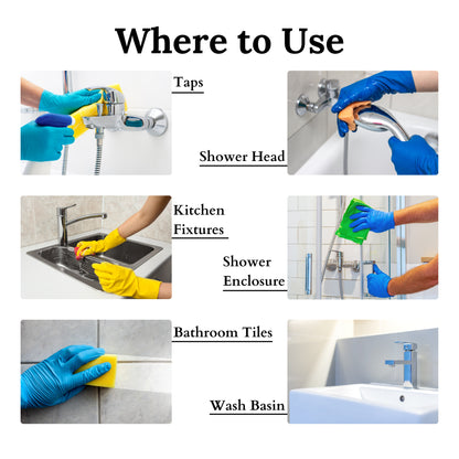 Tap Cleaner Liquid – Restores Shine & Removes Hard Water Marks (250 ml)