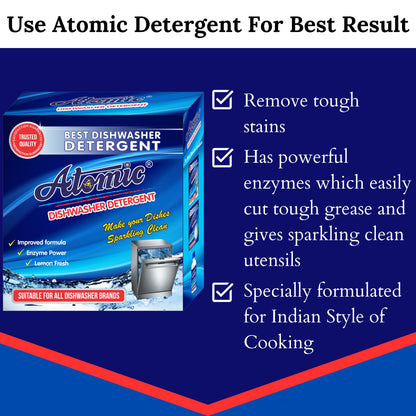 Dishwasher Detergent Powder 900g – Powerful Cleaning for Sparkling Dishes