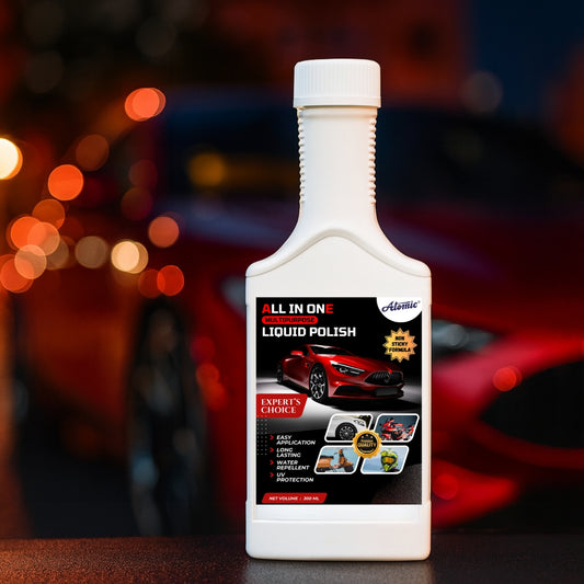 Atomic Car Polish – Clean, Shine & Protect in One Step (300 ml)