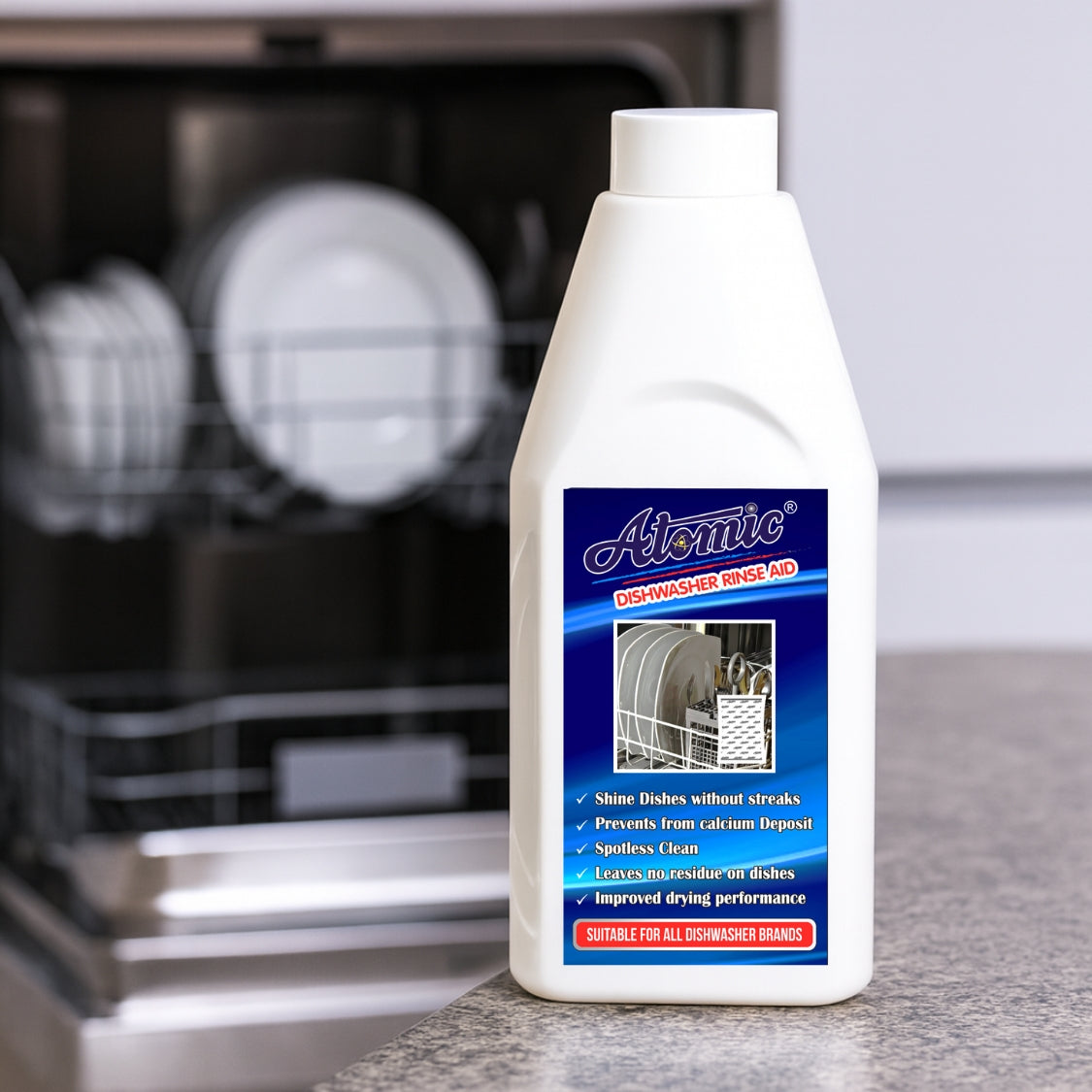 Dishwasher Rinse Aid 400ml – Brilliant Shine & Faster Drying Results